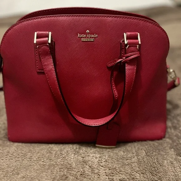 Kate Spade Cameron Street Lottie New | Mercari Kate Spade Lottie Red Satchel display picture 1